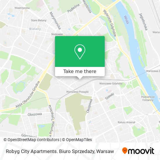 Robyg City Apartments. Biuro Sprzedaży map