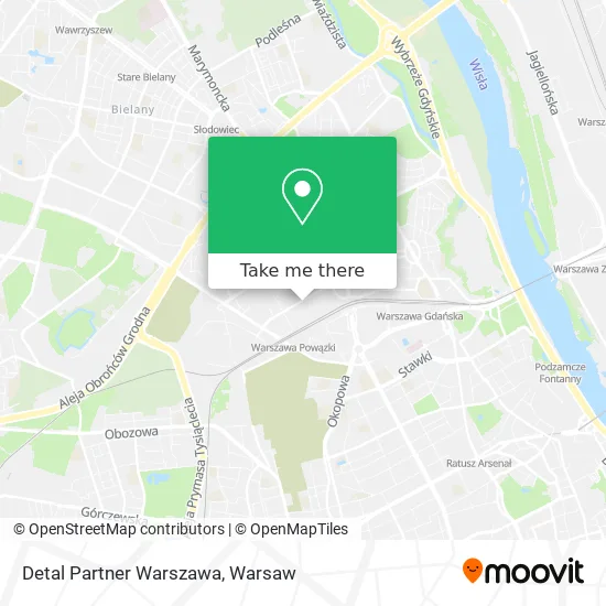 Карта Detal Partner Warszawa