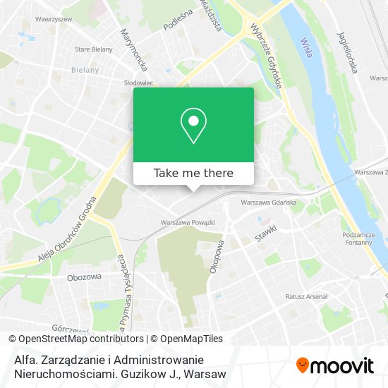 Alfa. Zarządzanie i Administrowanie Nieruchomościami. Guzikow J. map