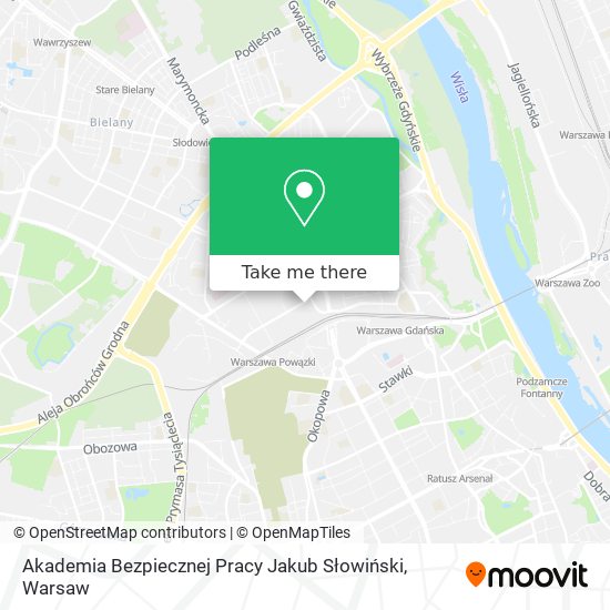 Akademia Bezpiecznej Pracy Jakub Słowiński map