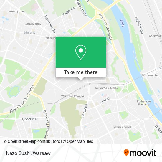 Nazo Sushi map