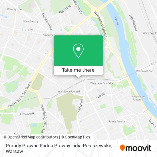 Porady Prawne Radca Prawny Lidia Pałaszewska map