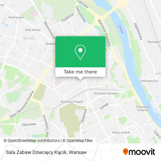 Sala Zabaw Dziecięcy Kącik map