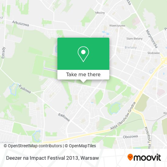 Карта Deezer na Impact Festival 2013