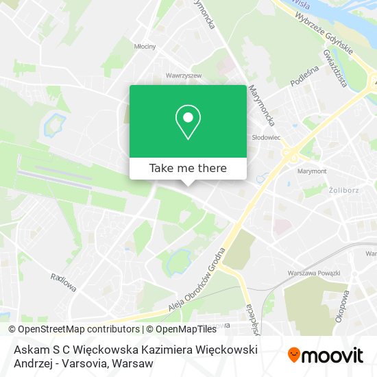 Askam S C Więckowska Kazimiera Więckowski Andrzej - Varsovia map