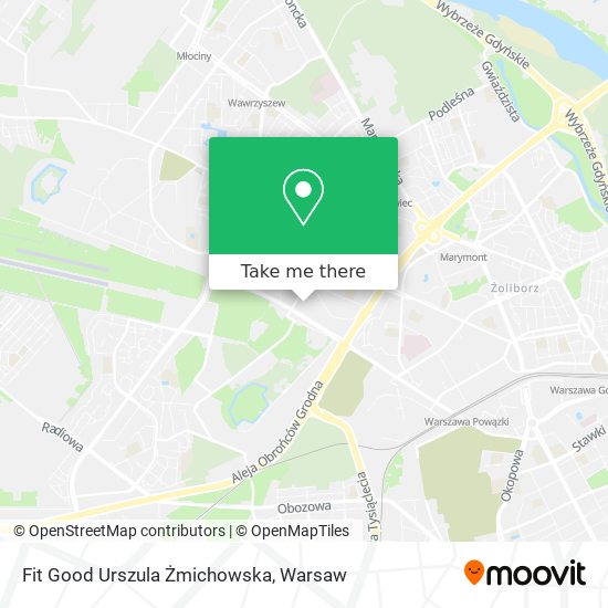 Fit Good Urszula Żmichowska map