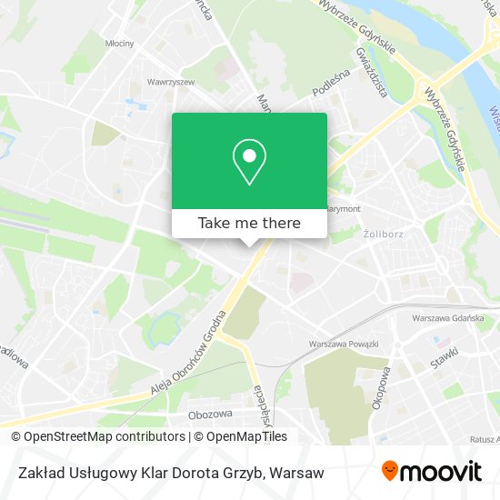 Zakład Usługowy Klar Dorota Grzyb map