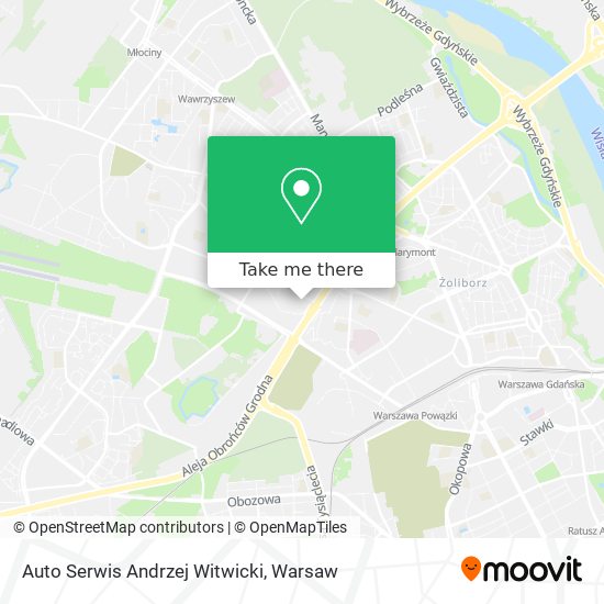 Auto Serwis Andrzej Witwicki map