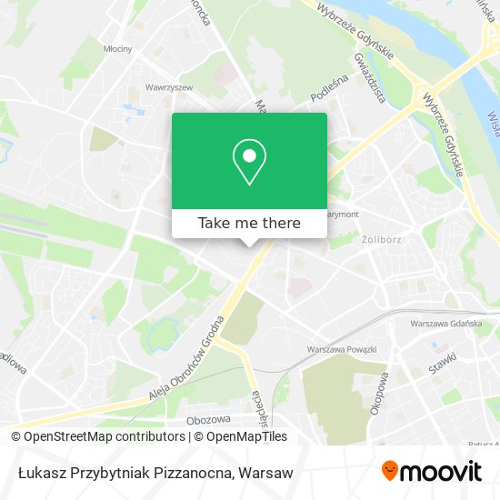 Łukasz Przybytniak Pizzanocna map