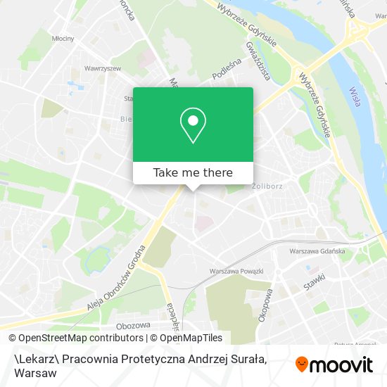 \Lekarz\ Pracownia Protetyczna Andrzej Surała map