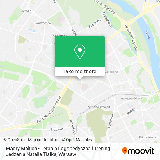 Mądry Maluch - Terapia Logopedyczna i Treningi Jedzenia Natalia Tlałka map