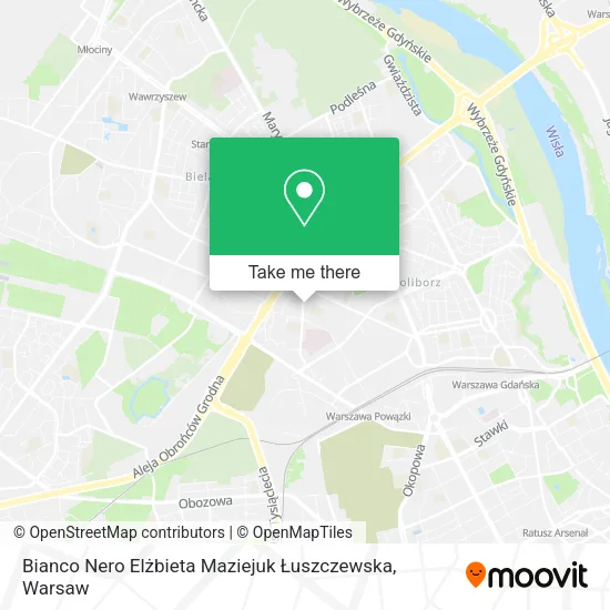 Карта Bianco Nero Elżbieta Maziejuk Łuszczewska