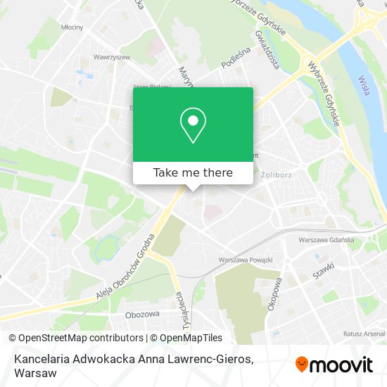 Kancelaria Adwokacka Anna Lawrenc-Gieros map