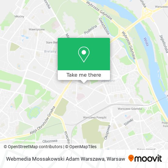 Webmedia Mossakowski Adam Warszawa map