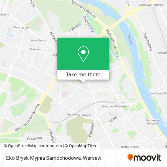 Карта Eko Błysk Myjnia Samochodowa