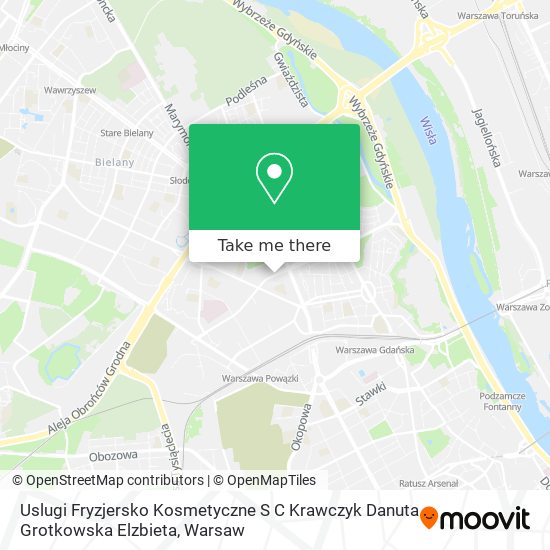 Uslugi Fryzjersko Kosmetyczne S C Krawczyk Danuta Grotkowska Elzbieta map