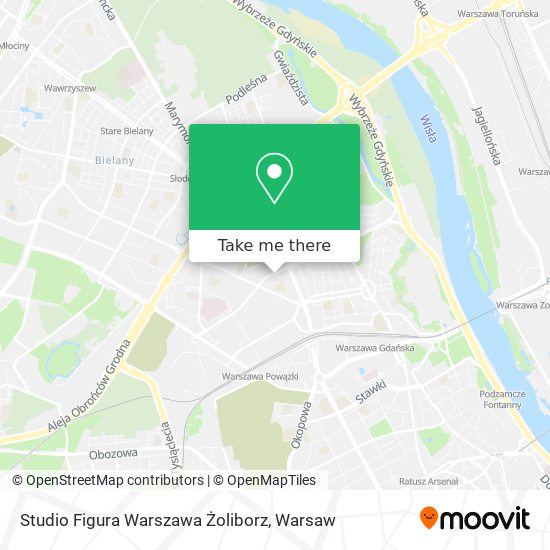 Studio Figura Warszawa Żoliborz map