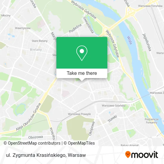 ul. Zygmunta Krasińskiego map