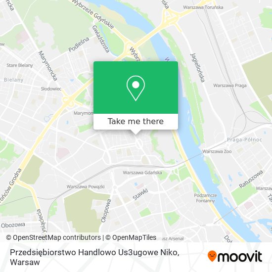 Przedsiębiorstwo Handlowo Us3ugowe Niko map