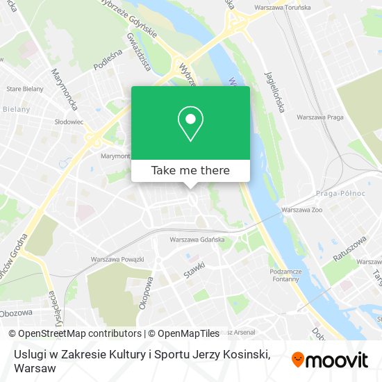 Uslugi w Zakresie Kultury i Sportu Jerzy Kosinski map