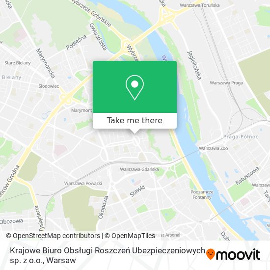 Krajowe Biuro Obsługi Roszczeń Ubezpieczeniowych sp. z o.o. map