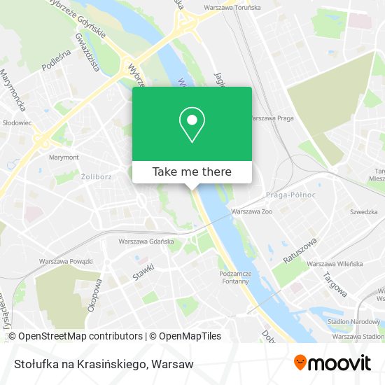 Stołufka na Krasińskiego map