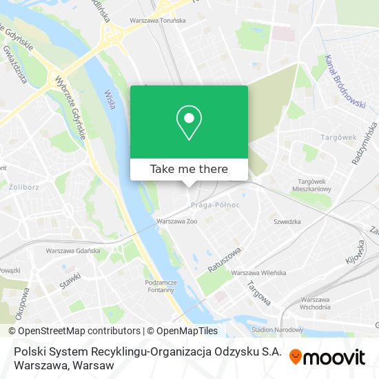 Polski System Recyklingu-Organizacja Odzysku S.A. Warszawa map