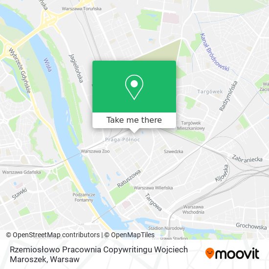 Rzemiosłowo Pracownia Copywritingu Wojciech Maroszek map