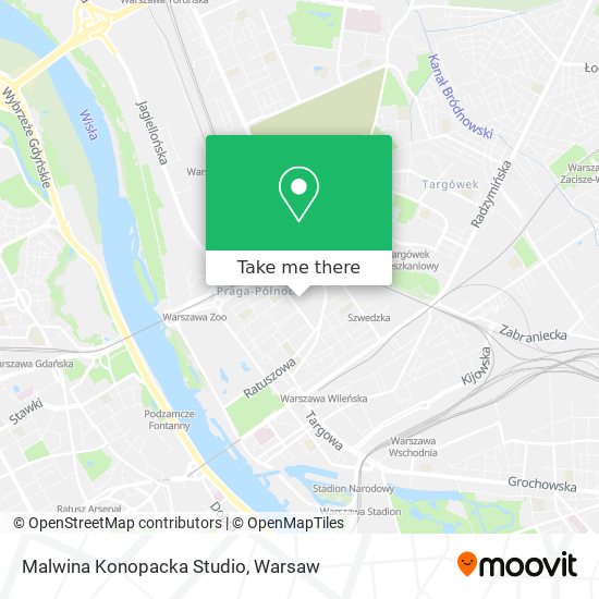 Malwina Konopacka Studio map