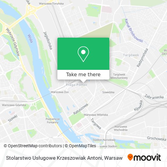 Stolarstwo Usługowe Krzeszowiak Antoni map