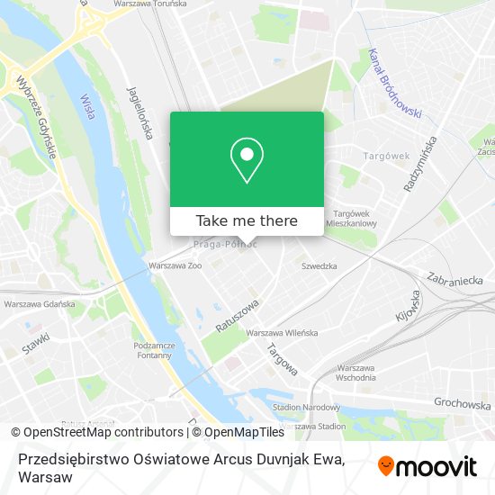 Przedsiębirstwo Oświatowe Arcus Duvnjak Ewa map