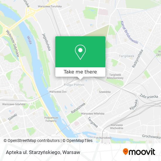 Apteka ul. Starzyńskiego map