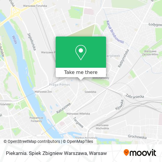 Piekarnia. Spiek Zbigniew Warszawa map