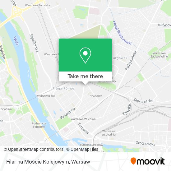 Filar na Moście Kolejowym map