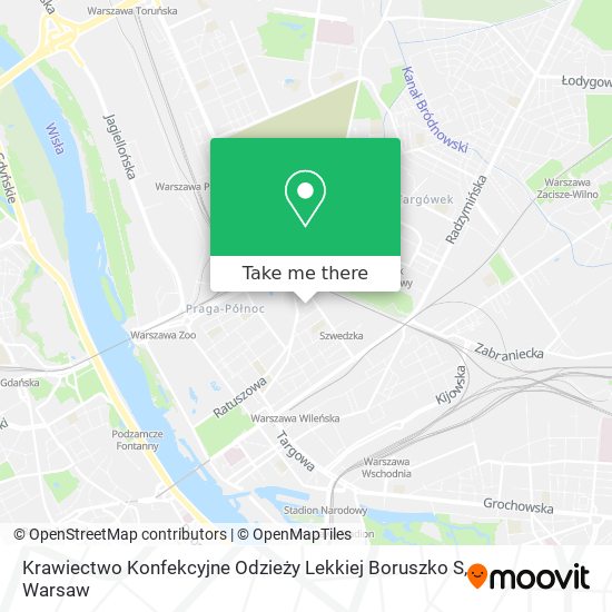 Krawiectwo Konfekcyjne Odzieży Lekkiej Boruszko S map