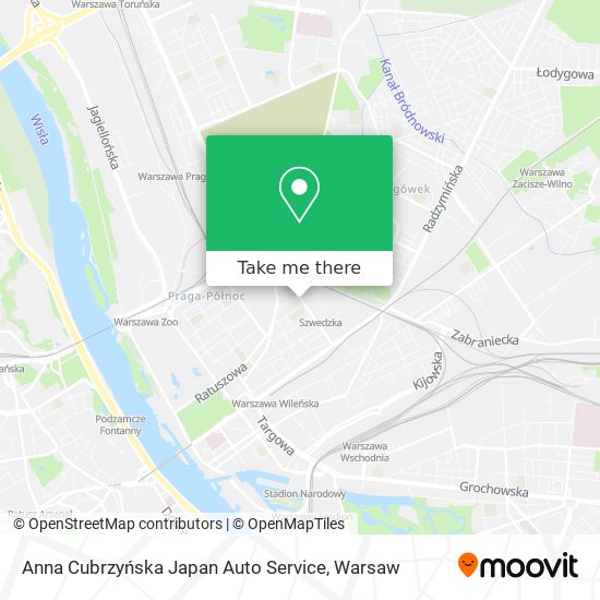 Anna Cubrzyńska Japan Auto Service map