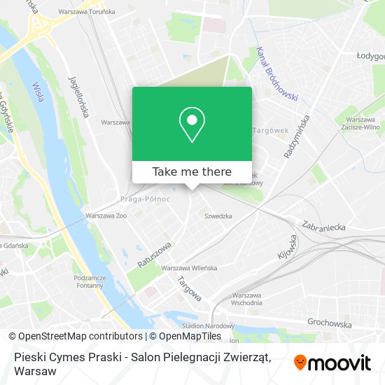 Pieski Cymes Praski - Salon Pielegnacji Zwierząt map