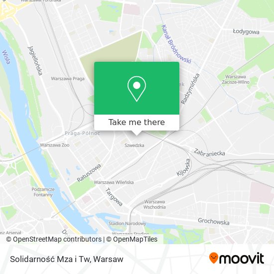 Solidarność Mza i Tw map