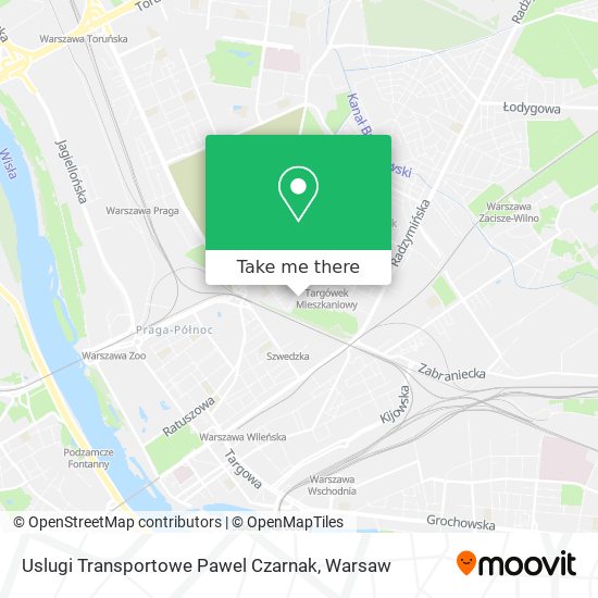 Uslugi Transportowe Pawel Czarnak map