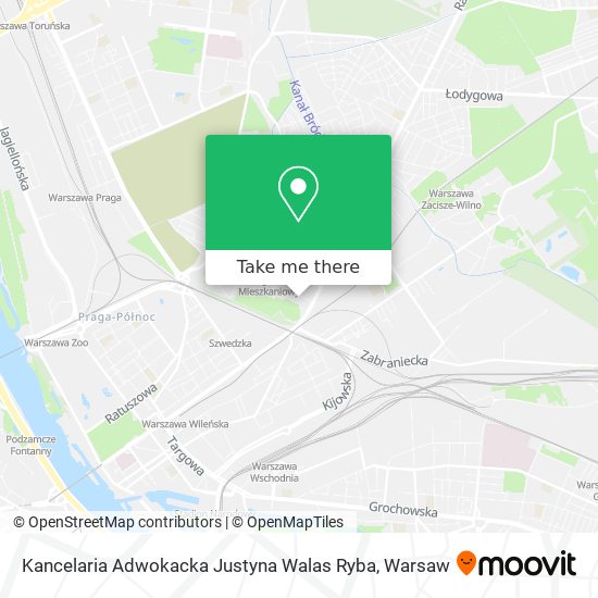 Kancelaria Adwokacka Justyna Walas Ryba map