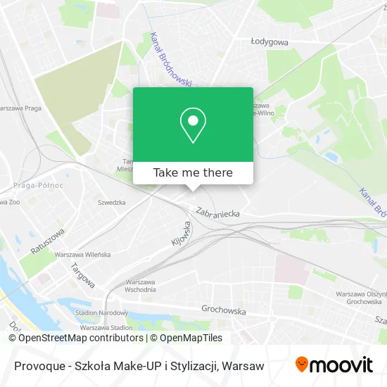 Карта Provoque - Szkoła Make-UP i Stylizacji