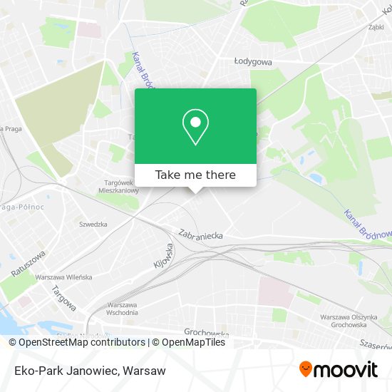 Eko-Park Janowiec map