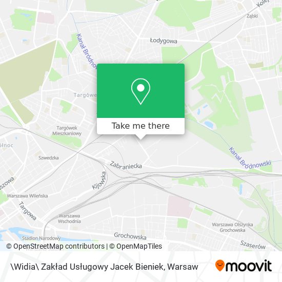 \Widia\ Zakład Usługowy Jacek Bieniek map