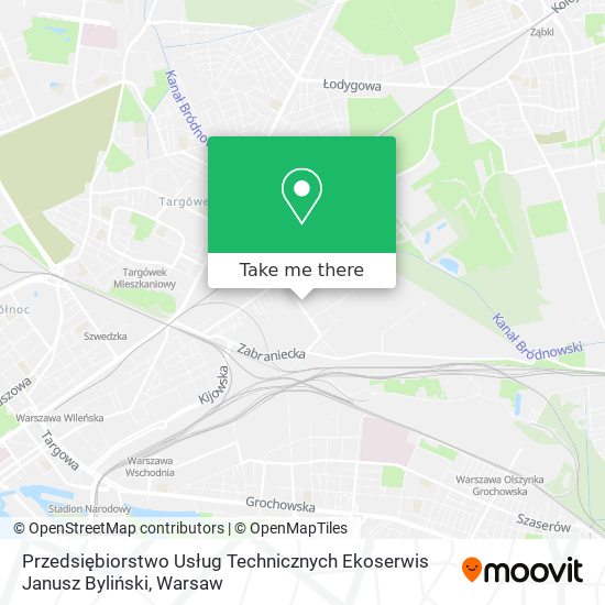 Przedsiębiorstwo Usług Technicznych Ekoserwis Janusz Byliński map