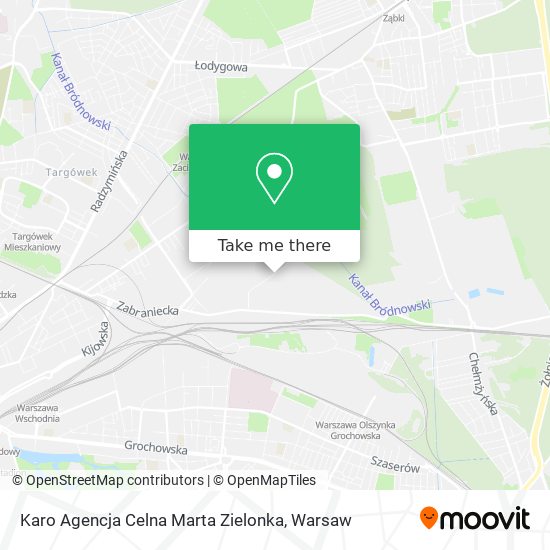 Karo Agencja Celna Marta Zielonka map