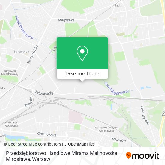 Przedsiębiorstwo Handlowe Mirama Malinowska Mirosława map