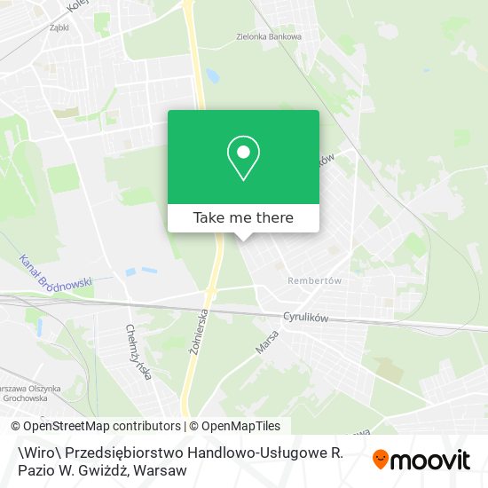 \Wiro\ Przedsiębiorstwo Handlowo-Usługowe R. Pazio W. Gwiżdż map