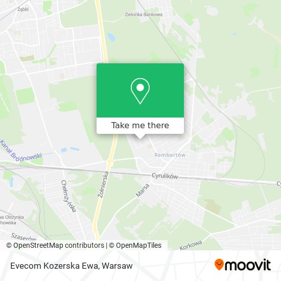 Evecom Kozerska Ewa map