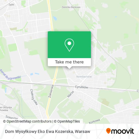 Dom Wysyłkowy Eko Ewa Kozerska map