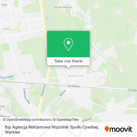 Bip Agencja Reklamowa Wspolnik Spolki Cywilnej map